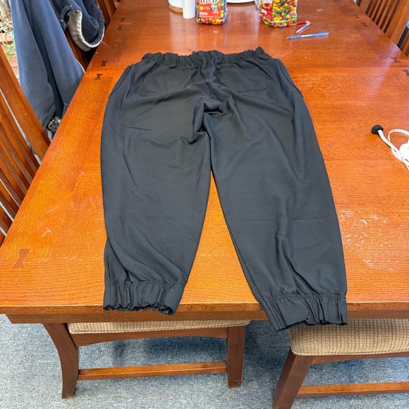 ClimateRight by Cuddl Duds black XL scrub pants jogger style - Picture 4 of 10